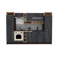 Bucatarie COSSY NEW 300 Wenge / Decor 8509